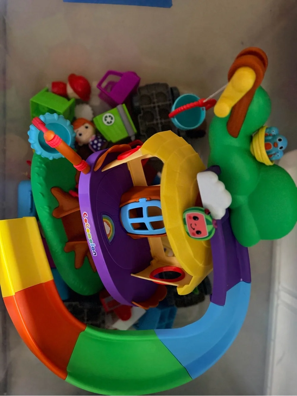 Cocomelon lot: Build a Vehicle, and Deluxe Clubhouse Set